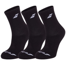 Babolat Sportsocken Crew Classic schwarz Kinder - 3 Paar